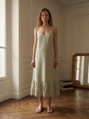 terzo millennio linen dress Terzo Millennio | Dresses | Terzo Millennio Linen Midi Dresses Size Medium